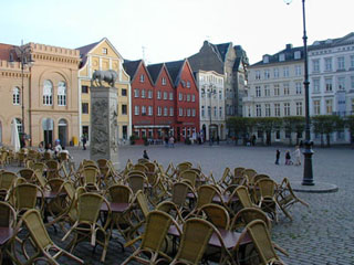 Der Marktplatz in Schwerin